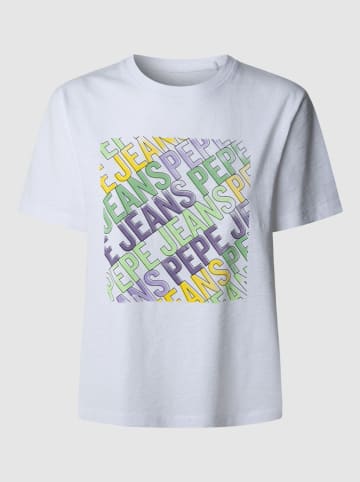 Pepe Jeans Koszulka "Amelia" w kolorze białym