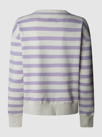 Pepe Jeans Sweatshirt "Anna" wit/paars