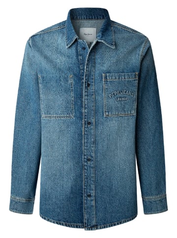 Pepe Jeans Koszula dżinsowa w kolorze niebieskim