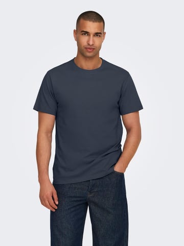 ONLY & SONS Shirt donkerblauw