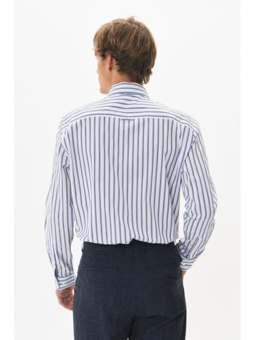 Matinique Hemd in Gelb/ Weiß/ Blau