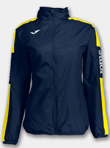 Joma Regenjacke in Dunkelblau/ Gelb
