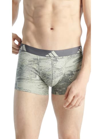 adidas 3-delige set: boxershorts antraciet/beige