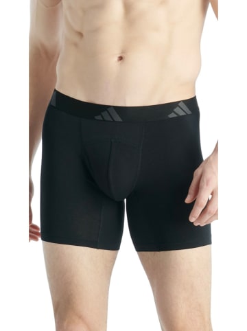 adidas 2er-Set: Boxershorts in Anthrazit/ Schwarz