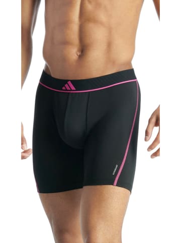 adidas 3er-Set: Boxershorts in Grau/ Schwarz