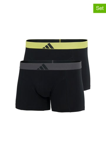 adidas 2er-Set: Boxershorts in Schwarz