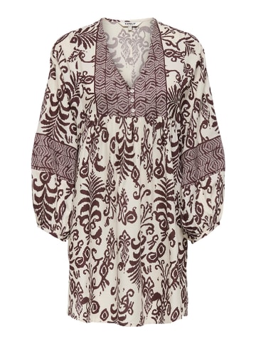 ONLY Kleid in Beige/ Braun