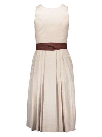 Turi Landhaus Dirndl in Creme/ Hellgrau