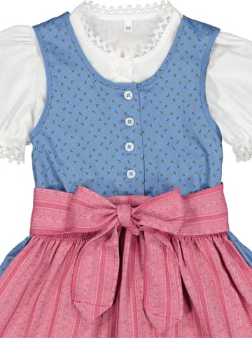 Turi Landhaus Dirndl lichtblauw/roze