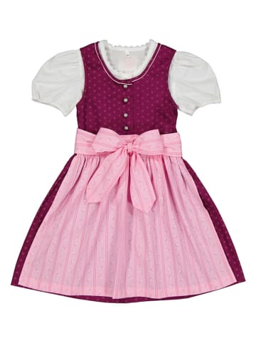 Turi Landhaus Dirndl in Beere/ Rosa