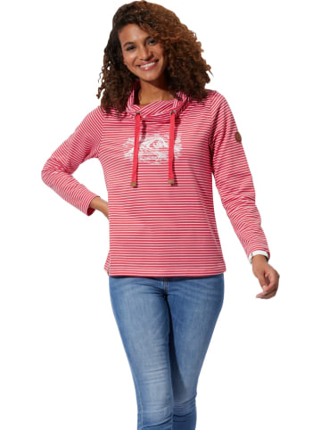 WITT WEIDEN Sweatshirt in Rot/ Weiß