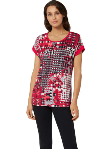 WITT WEIDEN Shirt rood/grijs/wit