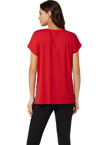 WITT WEIDEN Shirt rood/grijs/wit