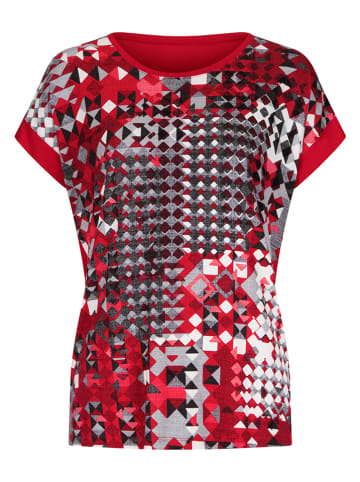WITT WEIDEN Shirt rood/grijs/wit