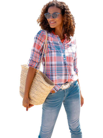 WITT WEIDEN Blouse lichtblauw/rood