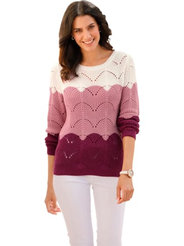 WITT WEIDEN Pullover in Creme/ Rosa/ Lila