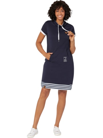 WITT WEIDEN Sweatkleid in Dunkelblau/ Weiß