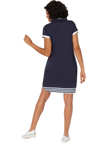 WITT WEIDEN Sweatkleid in Dunkelblau/ Weiß