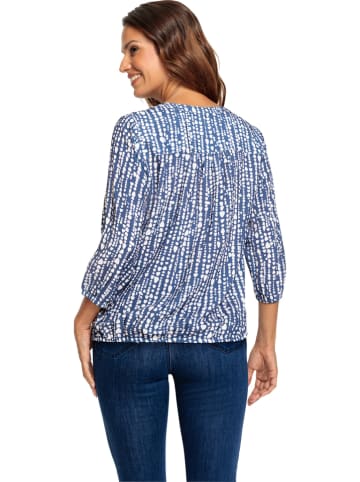 WITT WEIDEN Blouse donkerblauw/wit