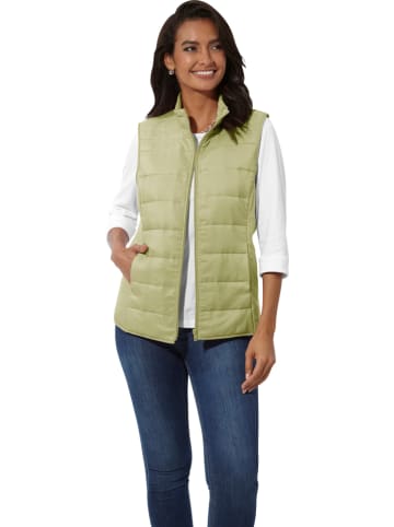 WITT WEIDEN Doorgestikte bodywarmer lichtgroen