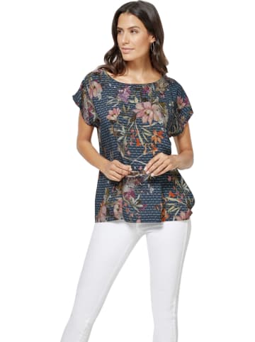 WITT WEIDEN Bluse in Dunkelblau/ Bunt