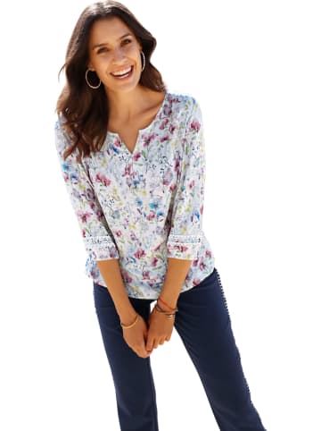 WITT WEIDEN Blouse wit/meerkleurig