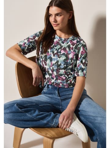 Cecil Shirt paars/mintgroen/wit