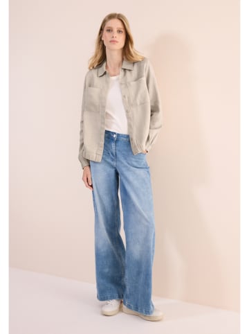 Cecil Linnen blouse zandkleurig