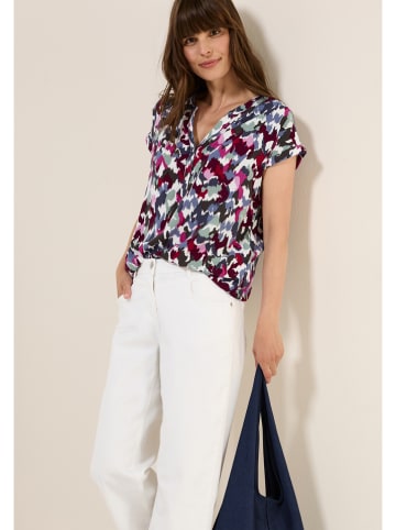 Cecil Blouse paars/mintgroen/wit