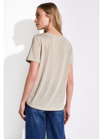 Street One Shirt zandkleurig