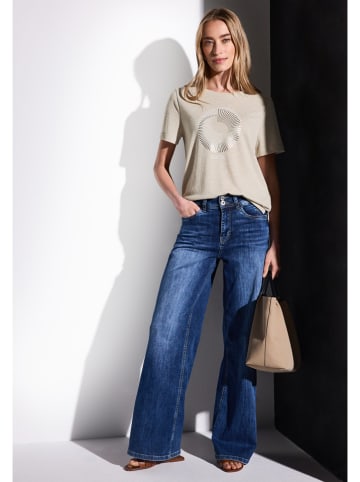 Street One Shirt zandkleurig