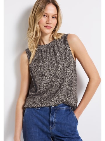 Street One Blousetop crème/zwart