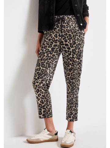 Street One Broek beige/zwart
