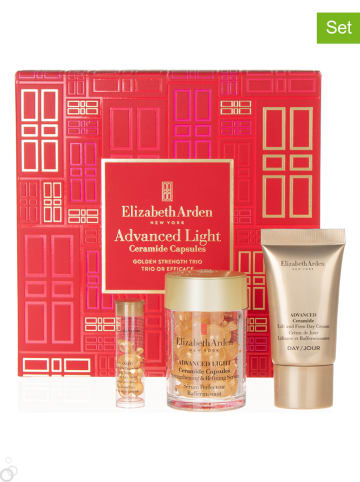 Elizabeth Arden 3tlg. Gesichtspflegeset "Ceramide Advanced Light Capsules Golden Trio"