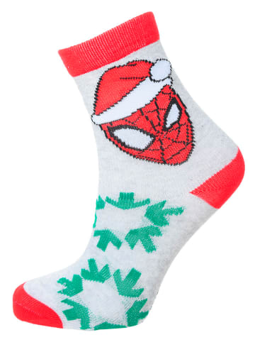 Spiderman 3-delige set: sokken "Spiderman" rood/wit