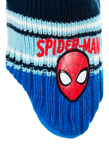 Spiderman Mütze "Spiderman" in Blau/ Dunkelblau