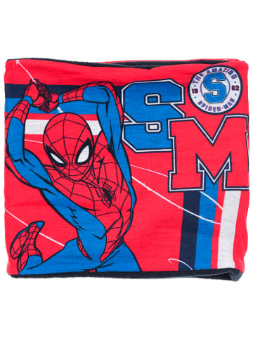 Spiderman Loop-Schal "Spiderman" in Rot/ Schwarz - (L)58 x (B)26 cm
