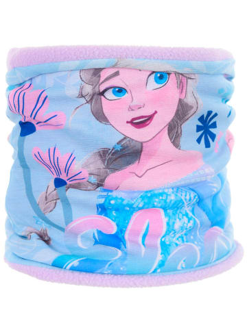 Disney Frozen Szal-koło "Kraina Lodu" w kolorze błękitno-jasnoróżowym - 58 x 26 cm