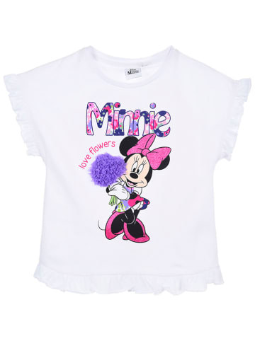 Disney Minnie Mouse Shirt "Minnie" in Weiß