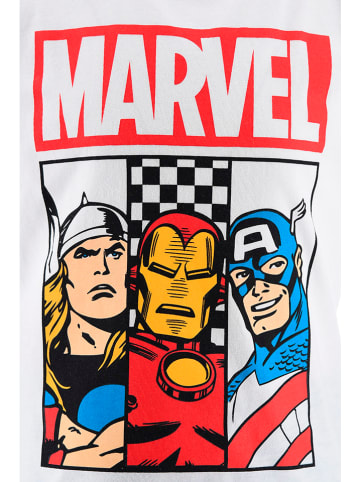 Avengers Pyjama "Avengers Classic" in Weiß/ Blau