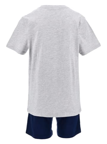 Harvard Pyjama "Havard" in Hellgrau/ Dunkelblau