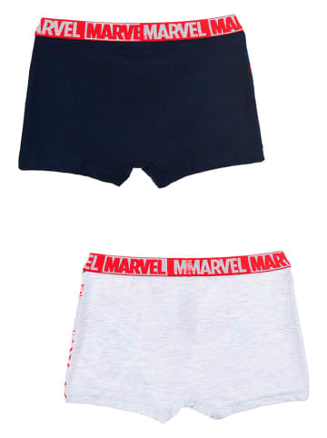 Avengers 2er-Set: Boxershorts "Avengers Classic" in Dunkelblau/ Hellgrau