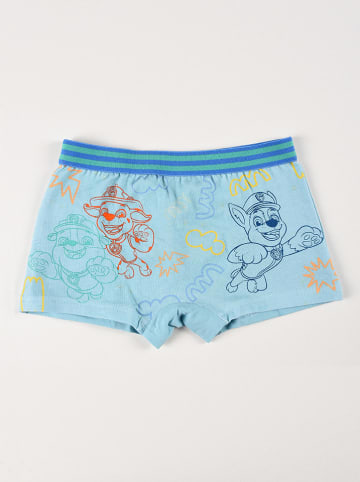 Disney Paw Patrol 2er-Set: Boxershorts "Paw Patrol" in Hellblau/ Blau