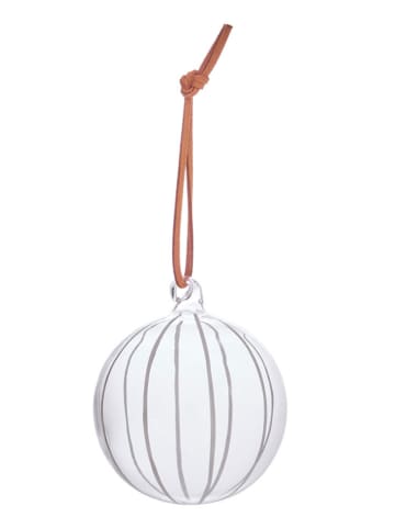 OYOY living design Glas-Weihnachtskugel in Weiß