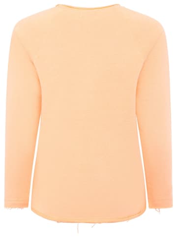 Zwillingsherz Longsleeve "Moin Meer Strand" in Orange/ Bunt