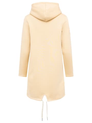 Zwillingsherz Sweatjacke "Smile Everyday" in Beige