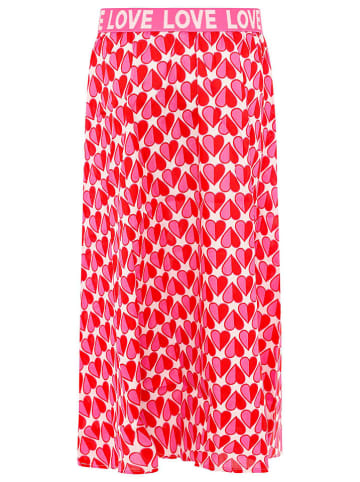 Zwillingsherz Rok "Geteiltes Herz" rood/roze