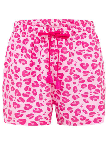 Zwillingsherz 2tlg. Outfit "Leo Love" in Pink/ Weiß