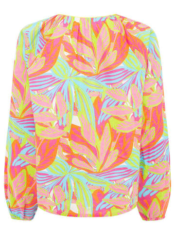 Zwillingsherz Bluse "Power Farben" in Orange/ Grün/ Hellblau