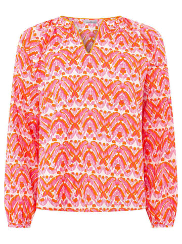 Zwillingsherz Bluse "Joyful" in Rot/ Rosa